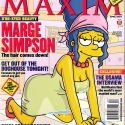 Marge Simpson en la revista Maxim