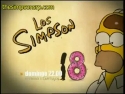 Anuncios del estreno de la temporada 18 de Los Simpson en Antena 3