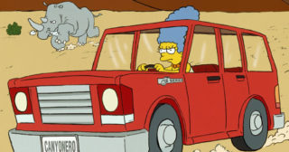 Marge Simpson En: ‘Cólera Al Volante’