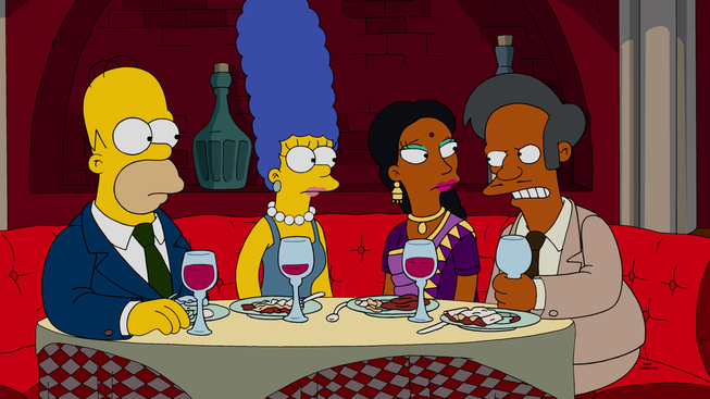 Imagen promocional de la temporada 27 de Los Simpson: "Much Apu About Something"