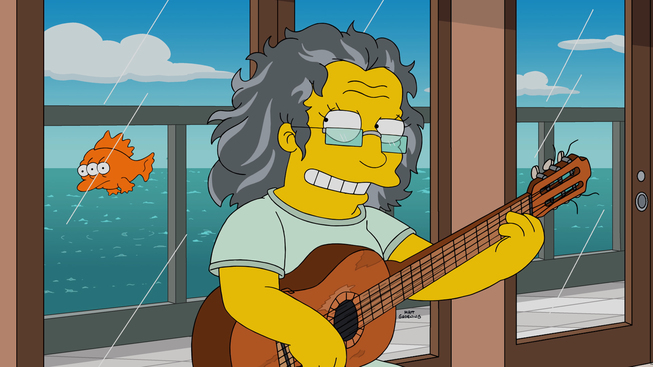 Imagen promocional de la temporada 27 de Los Simpson: "Gal Of Constant Sorrow".