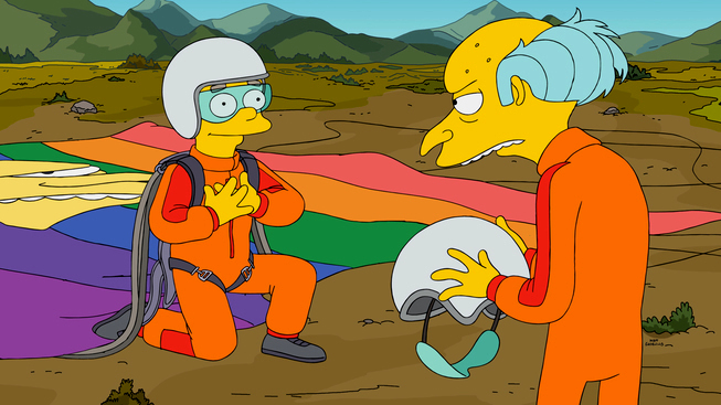 Imagen promocional de la temporada 27 de Los Simpson: "The Burns Cage"