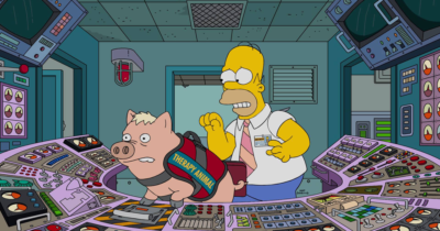 Estreno de Los Simpson en Norteamérica: Pork And Burns