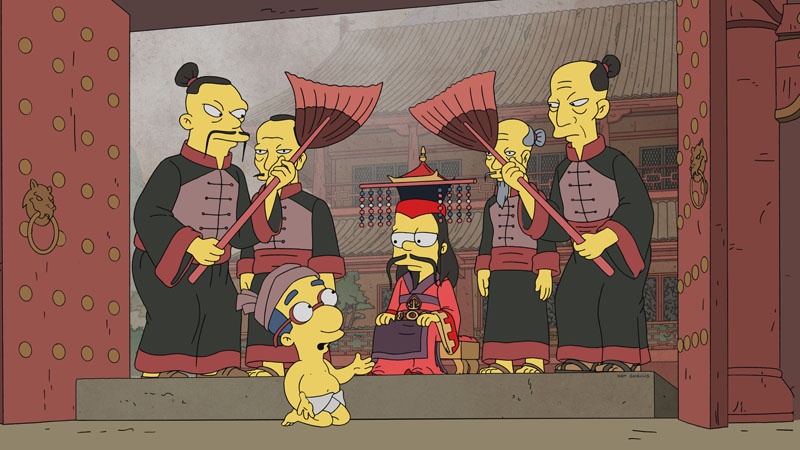 Imagen promocional de la temporada 29 de Los Simpson: "No Good Read Goes Unpunished".
