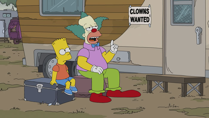 Imagen promocional de la temporada 30 de Los Simpson: de "Krusty The Clown".