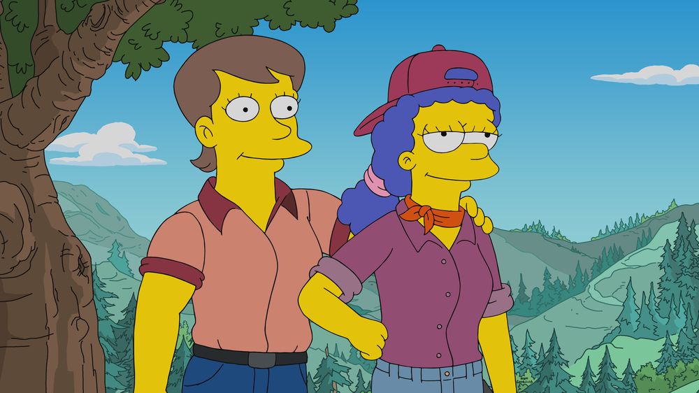 Imagen promocional de la temporada 31 de Los Simpson: "Marge The Lumberjill".