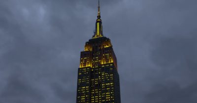 Los Simpson celebra sus primeros 30 años en el Empire State Building