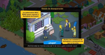 Nuevo minievento en Los Simpson: Springfield - Estado de desesperación
