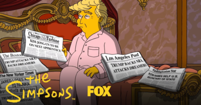 El corto A Tale Of Two Trumps, de Los Simpson, nominado a un premio Webby