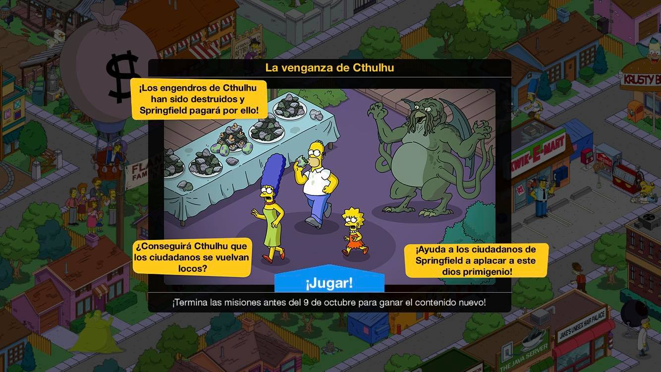 Los Simpson: Springfield - La Venganza De Cthulhu