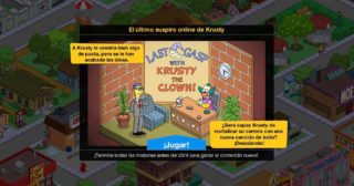 Nuevo minievento en Los Simpson: Springfield - El último suspiro online de Krusty