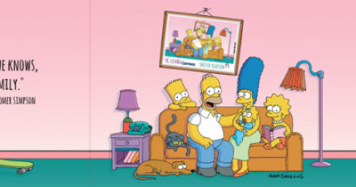Correos emite en España un sello homenaje a Los Simpson