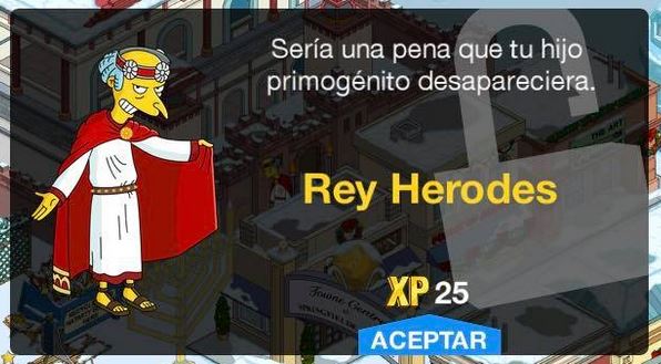 Los Simpson: Springfield - Rey Herodes