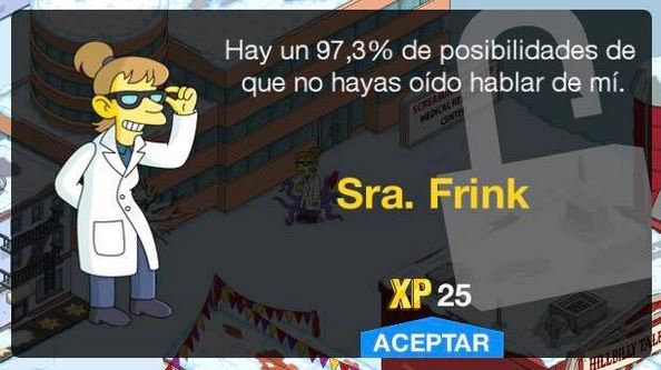 Los Simpson: Springfield - Sra. Frink