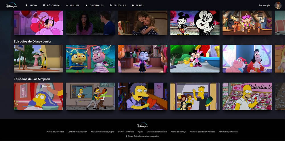 Coleccion Los Simpson San Valentín en Disney+