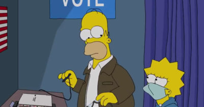 El corto Homer Vota 2020, nominado a un premio Webby