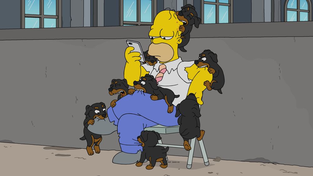 Los Simpson - Temporada 33 - "Portrait Of A Lackey On Fire"