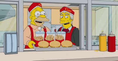Estreno de Los Simpson en España: «La Carne Mata» (33x21)