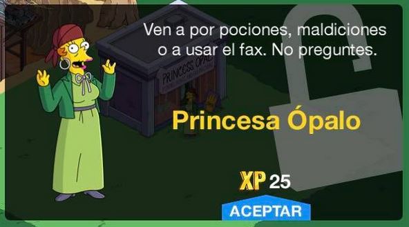 Los Simpson: Springfield - Princesa Ópalo