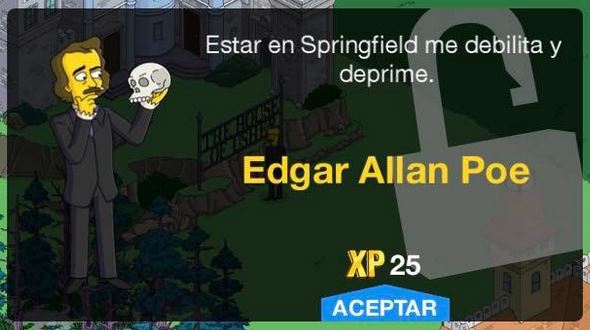 Los Simpson: Springfield - Edgar Allan Poe