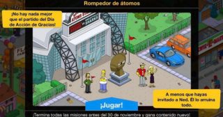 Nuevo minievento en Los Simpson: Springfield - Rompedor de átomos + Viernes Negro 2022
