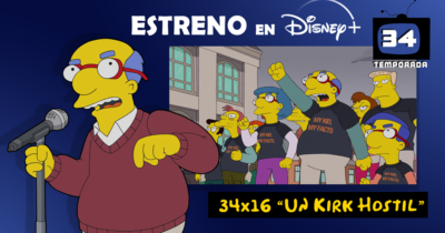 Estreno de Los Simpson en España: «Un Kirk Hostil» (34×16)